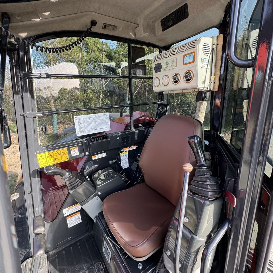 2023 Yanmar VIO80 mini excavator interior cab view 2023 Yanmar VIO80 mini excavator interior cab view
