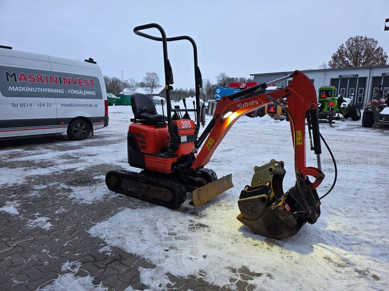 2019 Kubota U10-3 mini excavator, side profile view