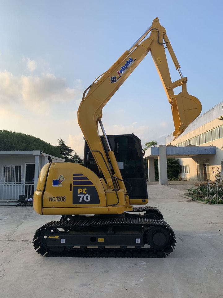 2022 Komatsu PC70-8 crawler excavator, side profile view