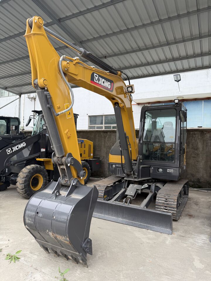 2026 XCMG XE60GA crawler excavator, front three-quarter view