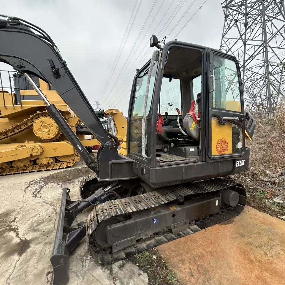 2023 Volvo EC60C mini excavator, side view