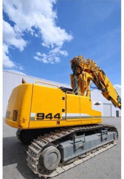2008 Liebherr 944C Tunnel crawler excavator, rear three-quarter view