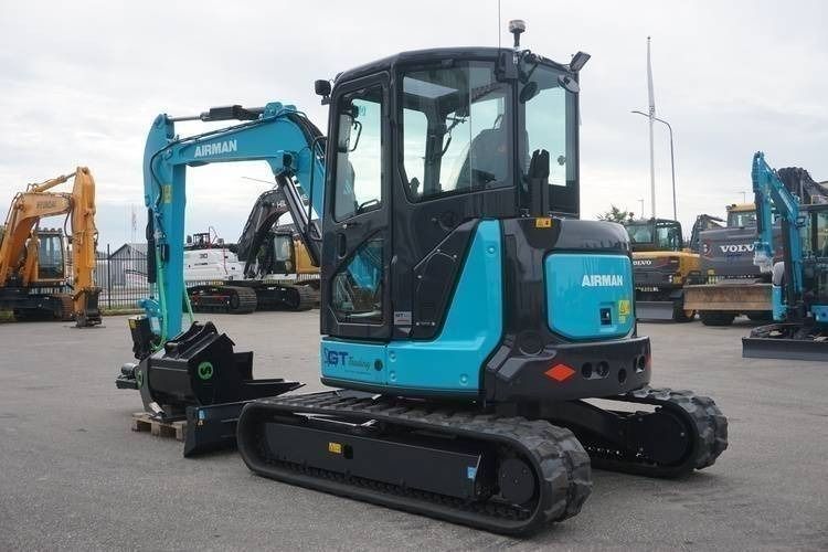 2025 Airman AX55U-7 mini excavator, rear three-quarter view 2025 Airman AX55U-7 mini excavator, rear three-quarter view