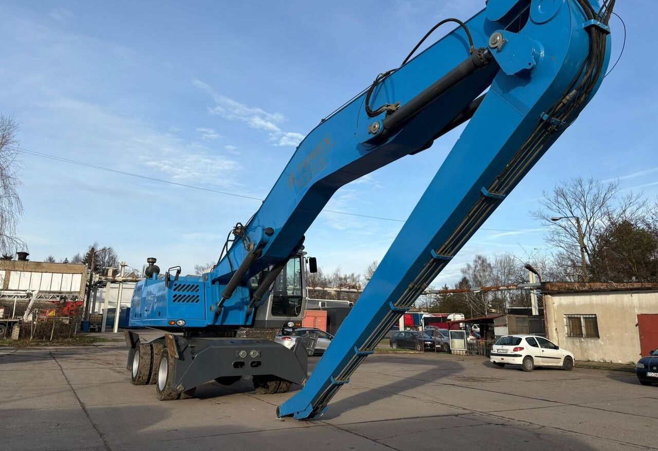 2011 Terex MHL360D material handler, low angle side view