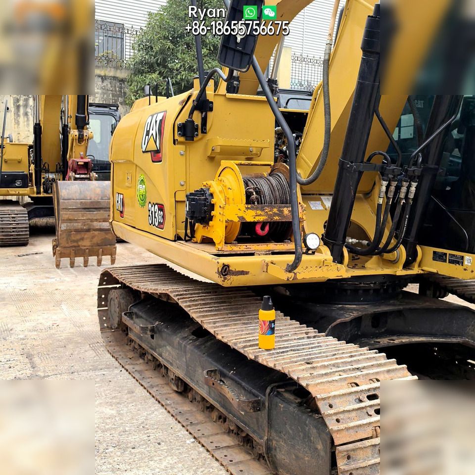 2023 Caterpillar 313GC crawler excavator side view