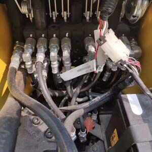 2023 Komatsu PC01 mini excavator hydraulic system detail 2023 Komatsu PC01 mini excavator hydraulic system detail