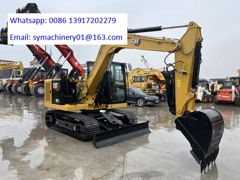 2026 Caterpillar 307 mini excavator, side view