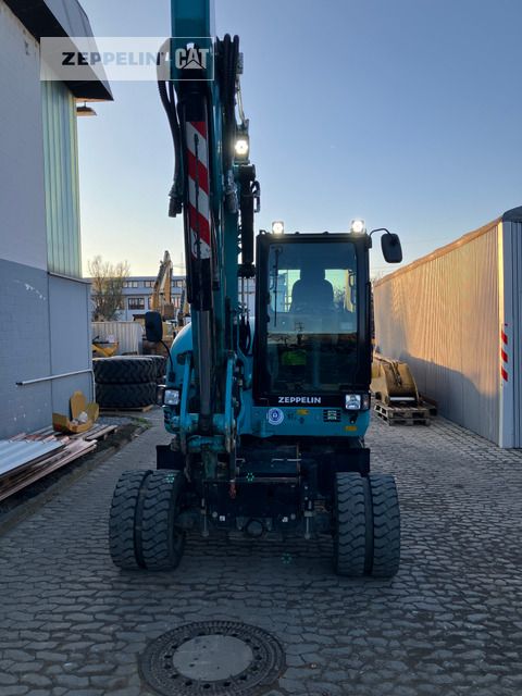 2019 Wacker Neuson ZM70 wheel excavator, front view 2019 Wacker Neuson ZM70 wheel excavator, front view