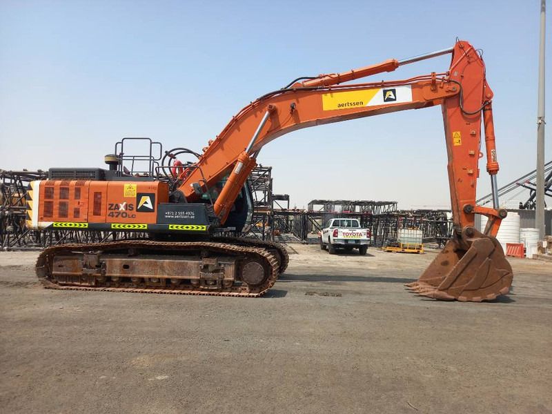 2022 Hitachi Zaxis 470LC crawler excavator side view 2022 Hitachi Zaxis 470LC crawler excavator side view