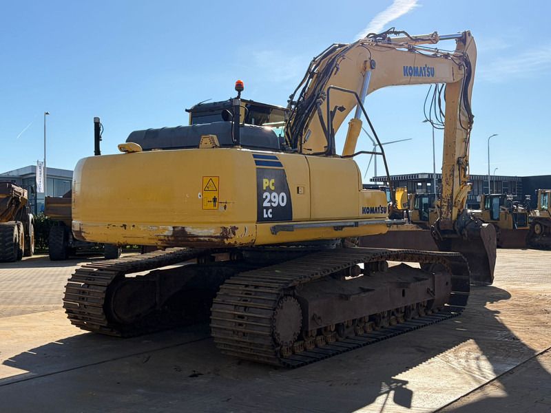2011 Komatsu PC290LC-8 crawler excavator, rear three-quarter view