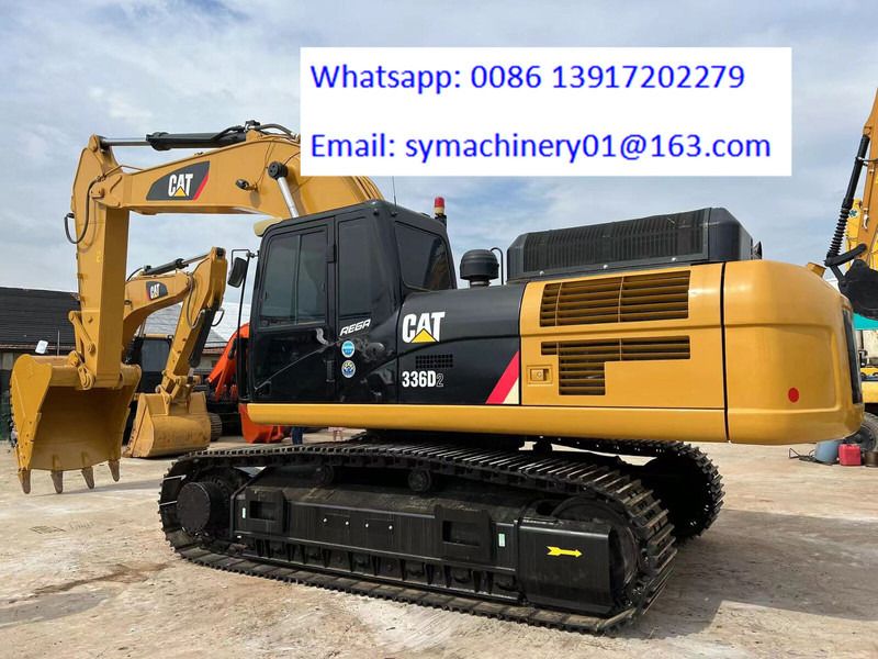 2026 Caterpillar 336D2 crawler excavator, side profile view 2026 Caterpillar 336D2 crawler excavator, side profile view