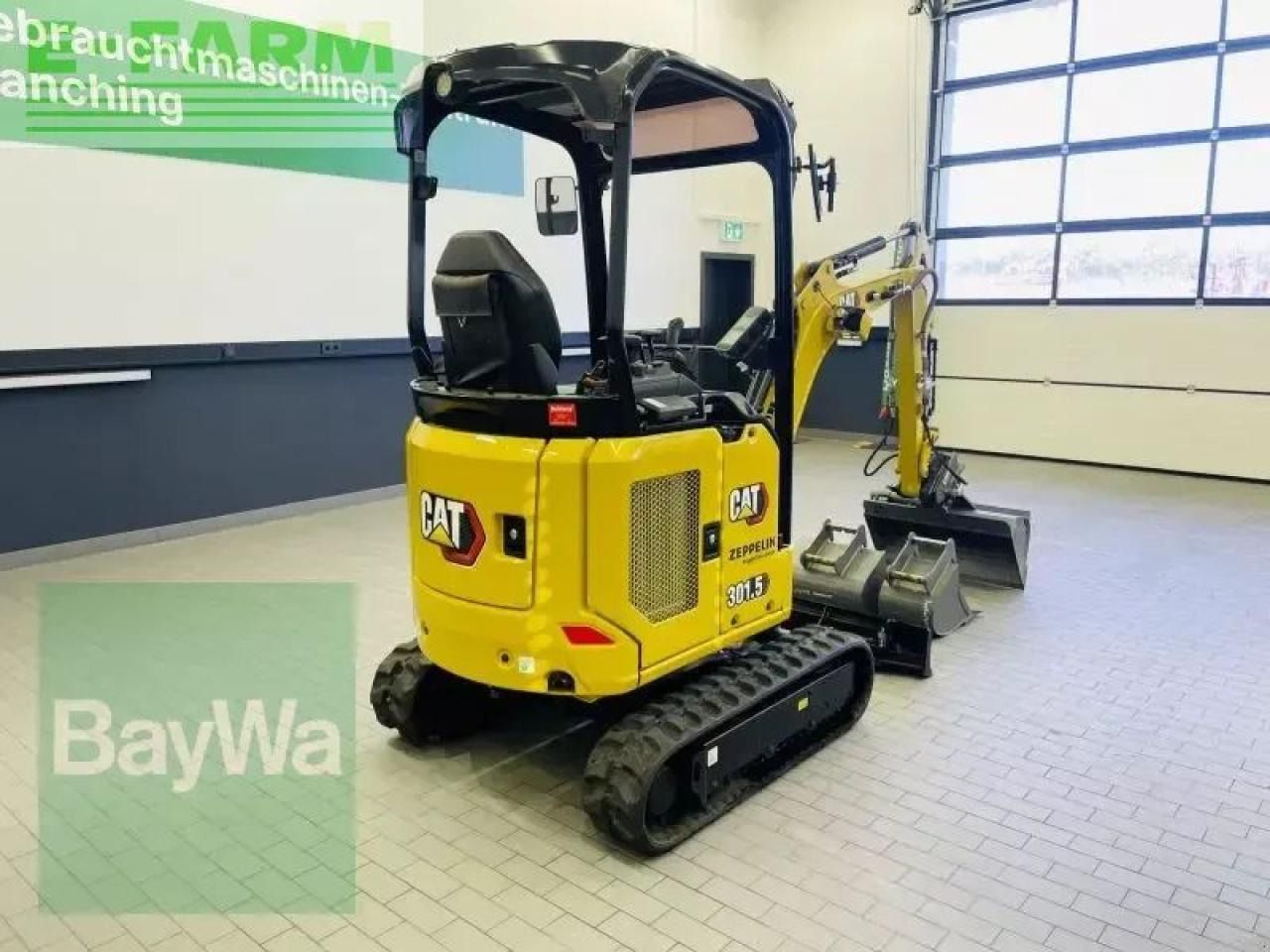 2022 Caterpillar 301.5 mini excavator, rear three-quarter view 2022 Caterpillar 301.5 mini excavator, rear three-quarter view