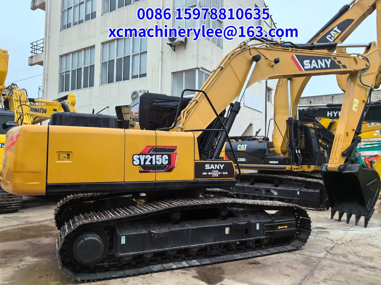 2024 Sany SY215C crawler excavator, side profile view 2024 Sany SY215C crawler excavator, side profile view