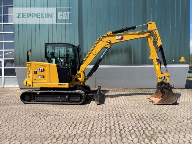 2021 Caterpillar 306CR-07A mini excavator, side view 2021 Caterpillar 306CR-07A mini excavator, side view