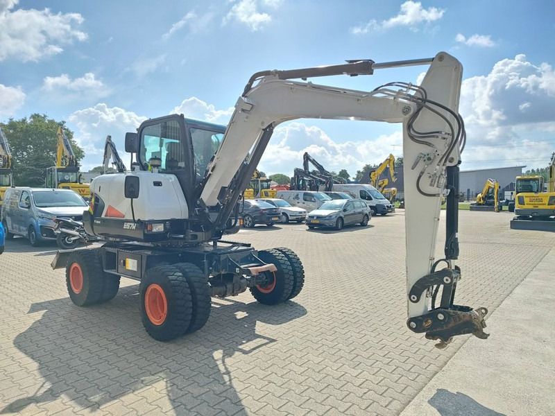 2020 Bobcat E57W wheel excavator, side profile view 2020 Bobcat E57W wheel excavator, side profile view