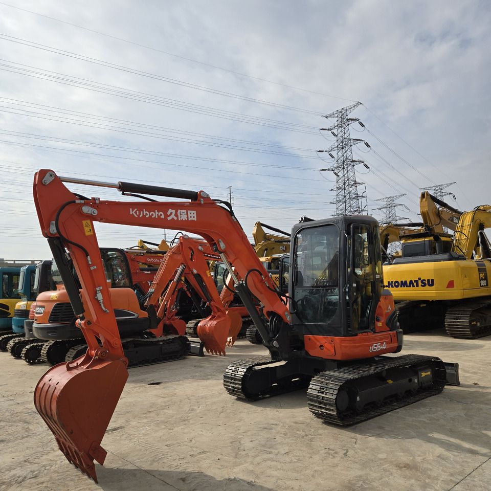 2024 Kubota U55-4 mini excavator, side view 2024 Kubota U55-4 mini excavator, side view