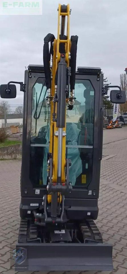 2023 New Holland E19D mini excavator, front view