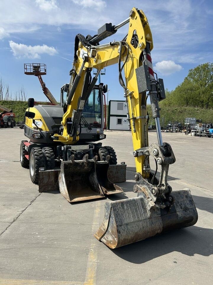 2023 Wacker Neuson EW100 wheel excavator, front three-quarter view 2023 Wacker Neuson EW100 wheel excavator, front three-quarter view