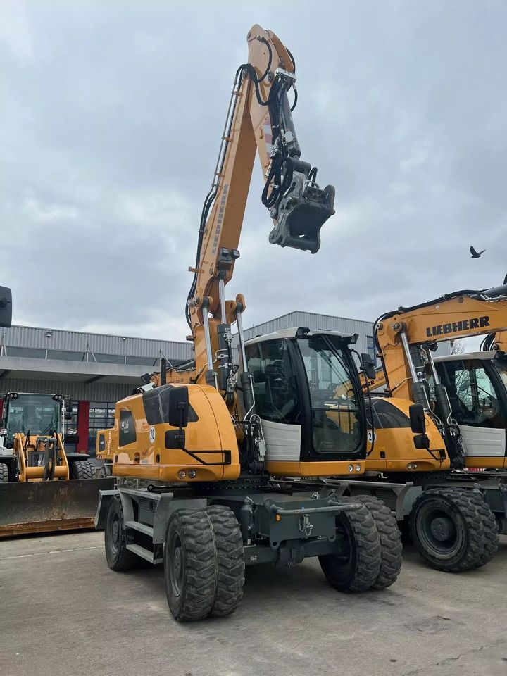 2024 Liebherr A916 Compact wheel excavator, front three-quarter view