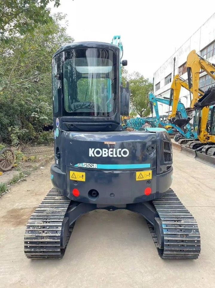 2020 Kobelco SK55SR mini excavator, rear view