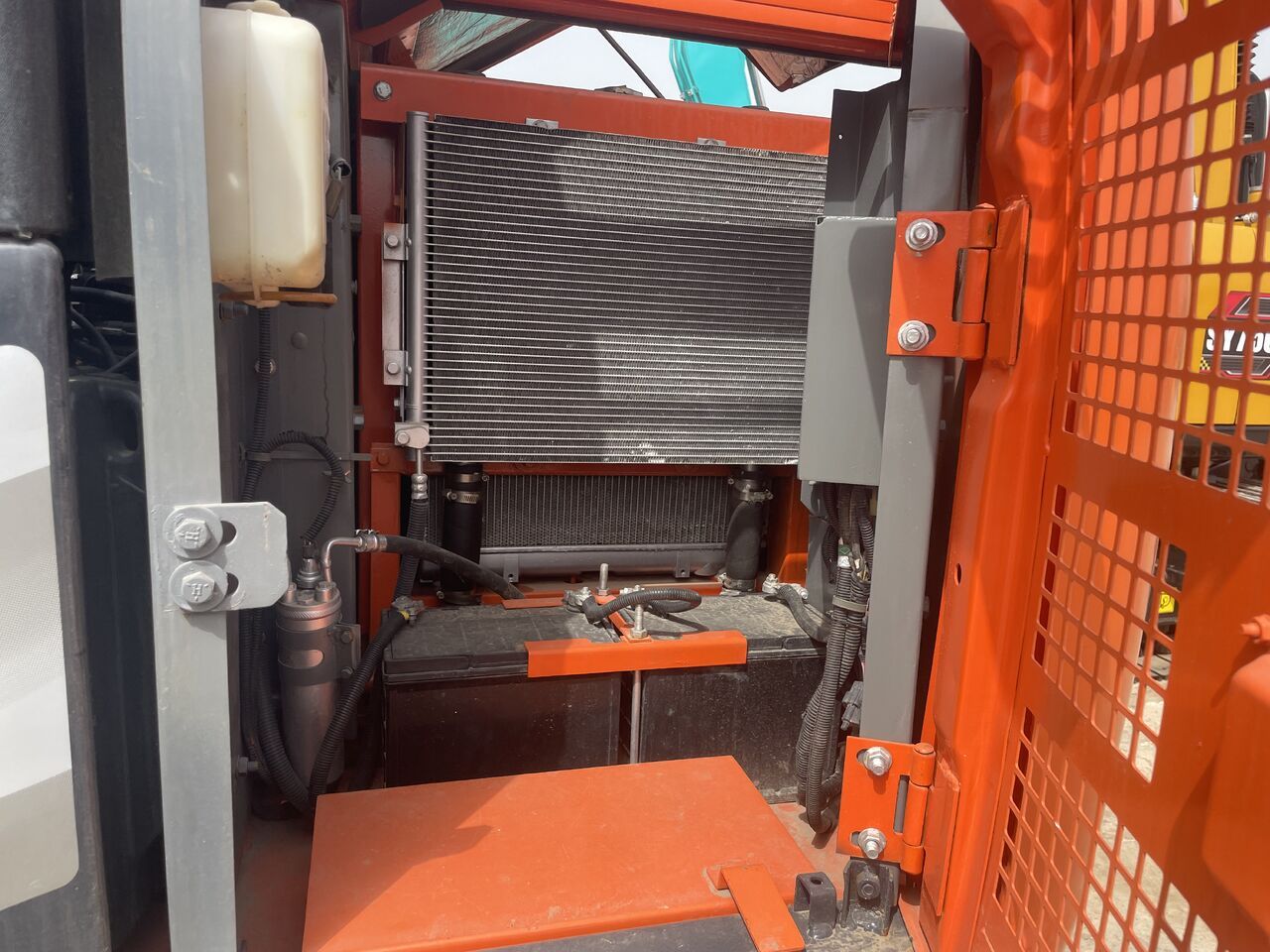 2024 Hitachi ZX70 crawler excavator engine compartment view