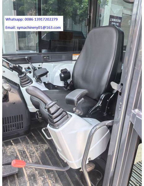 2024 Yanmar VIO85 mini excavator interior cab view
