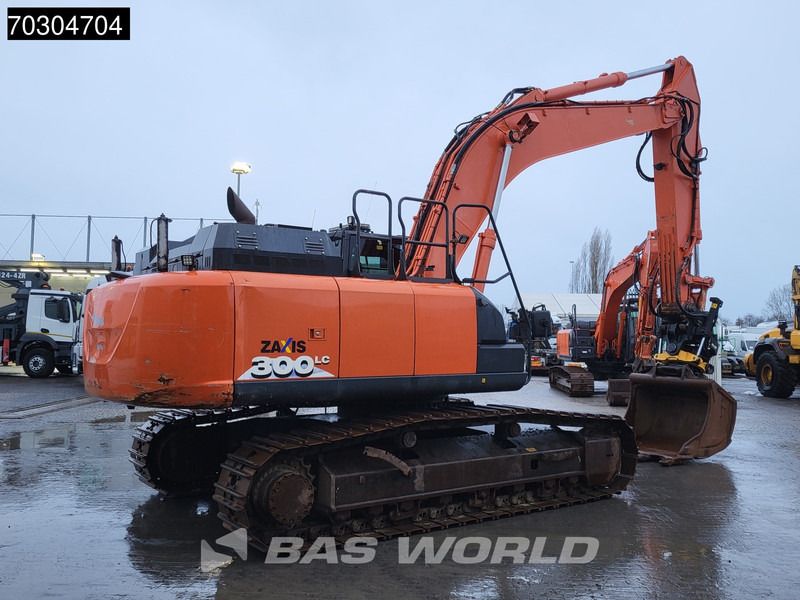 2018 Hitachi ZX300LC-6 crawler excavator rear view