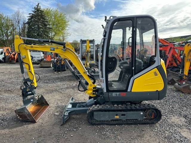 2024 Wacker Neuson ET18 mini excavator, side view 2024 Wacker Neuson ET18 mini excavator, side view