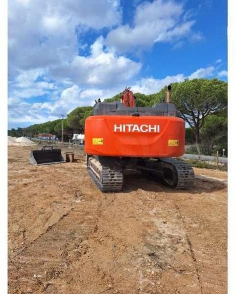 2016 Hitachi ZX300LCN-6 crawler excavator, rear view