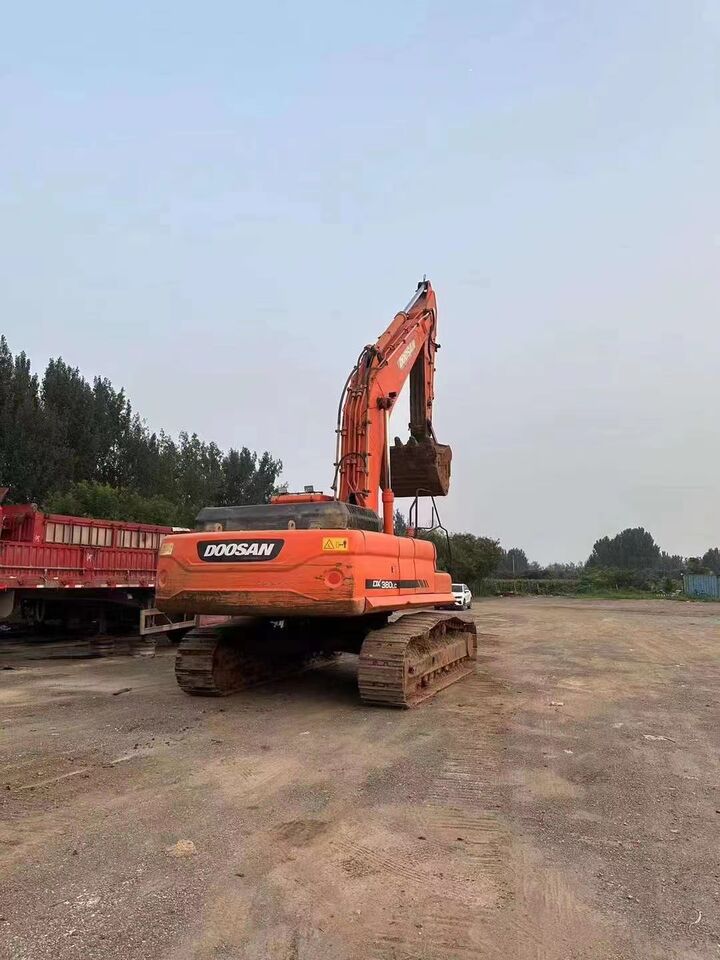 2023 Doosan DX380LC-9C excavator, rear view 2023 Doosan DX380LC-9C excavator, rear view