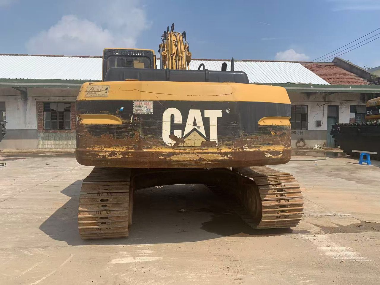 Excavadora de orugas Caterpillar 320CL 2015 vista trasera Excavadora de orugas Caterpillar 320CL 2015 vista trasera