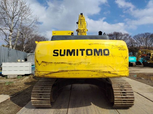 2008 Sumitomo SH240-5 crawler excavator, rear view 2008 Sumitomo SH240-5 crawler excavator, rear view