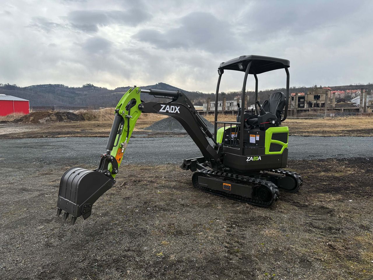 2025 Zaox ZA20A mini excavator, side view 2025 Zaox ZA20A mini excavator, side view