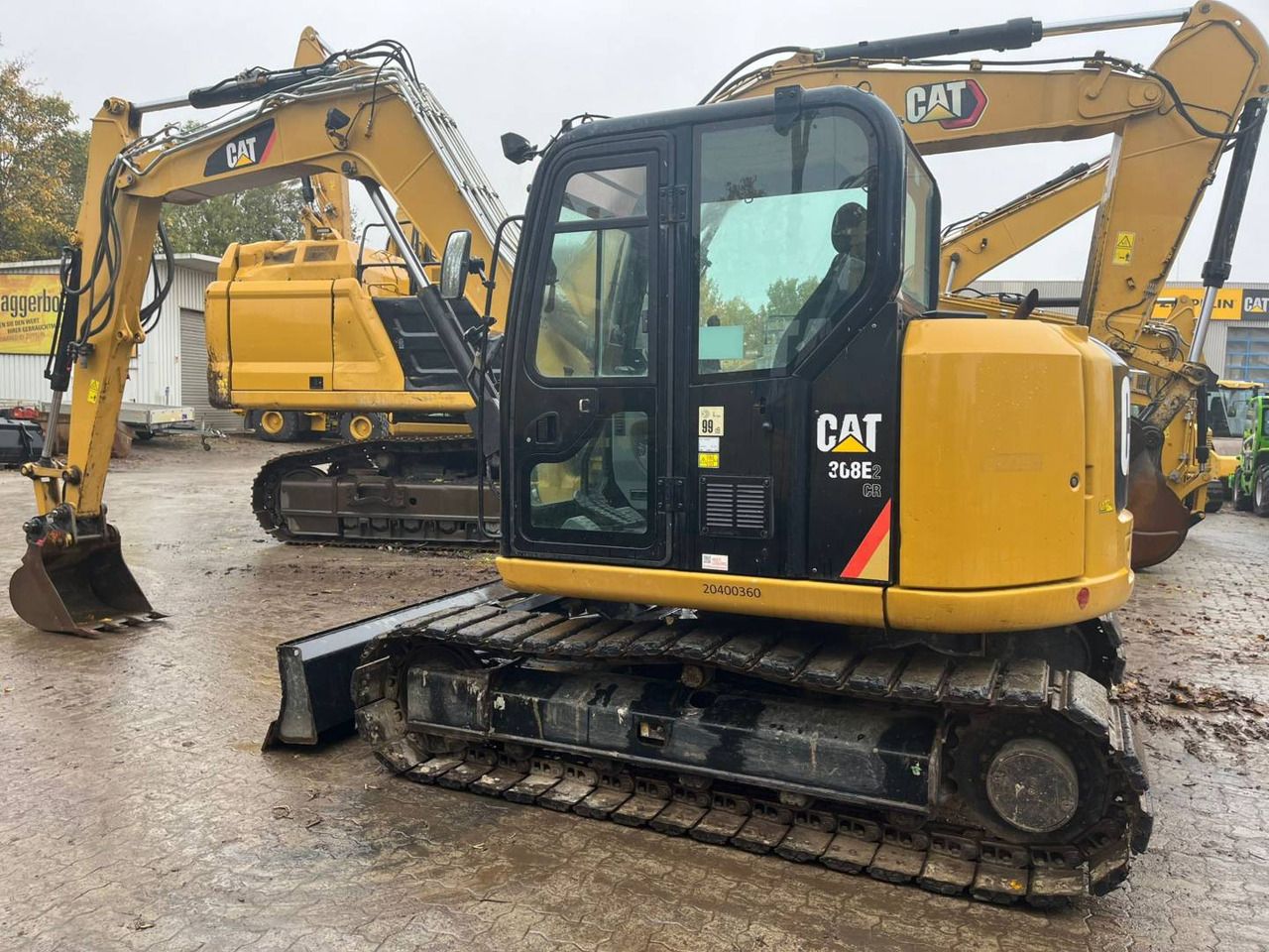 2019 Caterpillar 308E2CR crawler excavator, side view