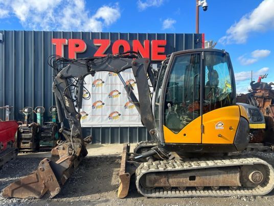 2014 Mecalac 6 MCR mini excavator side view 2014 Mecalac 6 MCR mini excavator side view