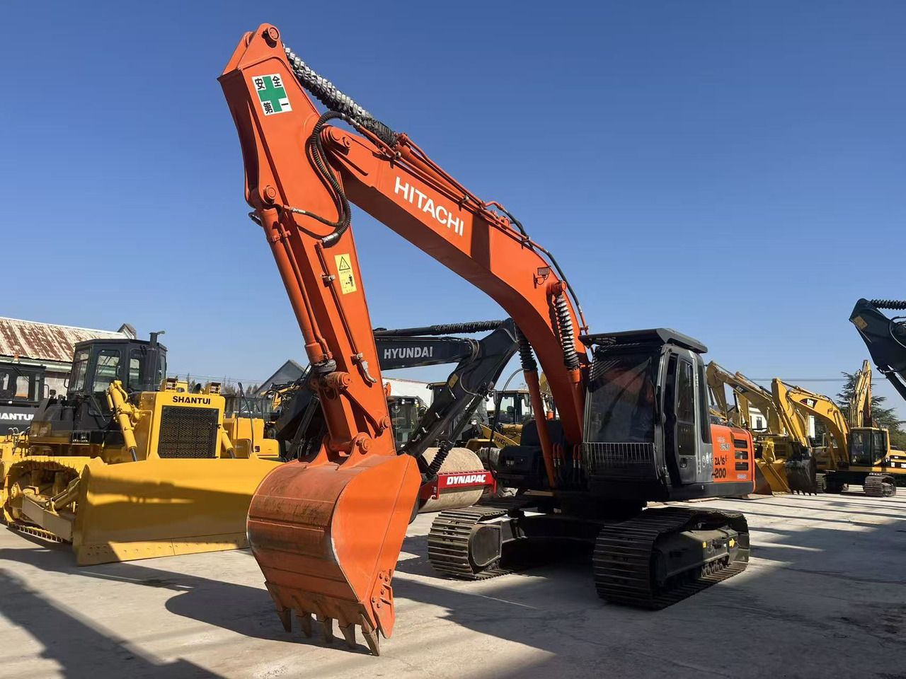 2023 Hitachi ZX200 crawler excavator, front three-quarter view 2023 Hitachi ZX200 crawler excavator, front three-quarter view