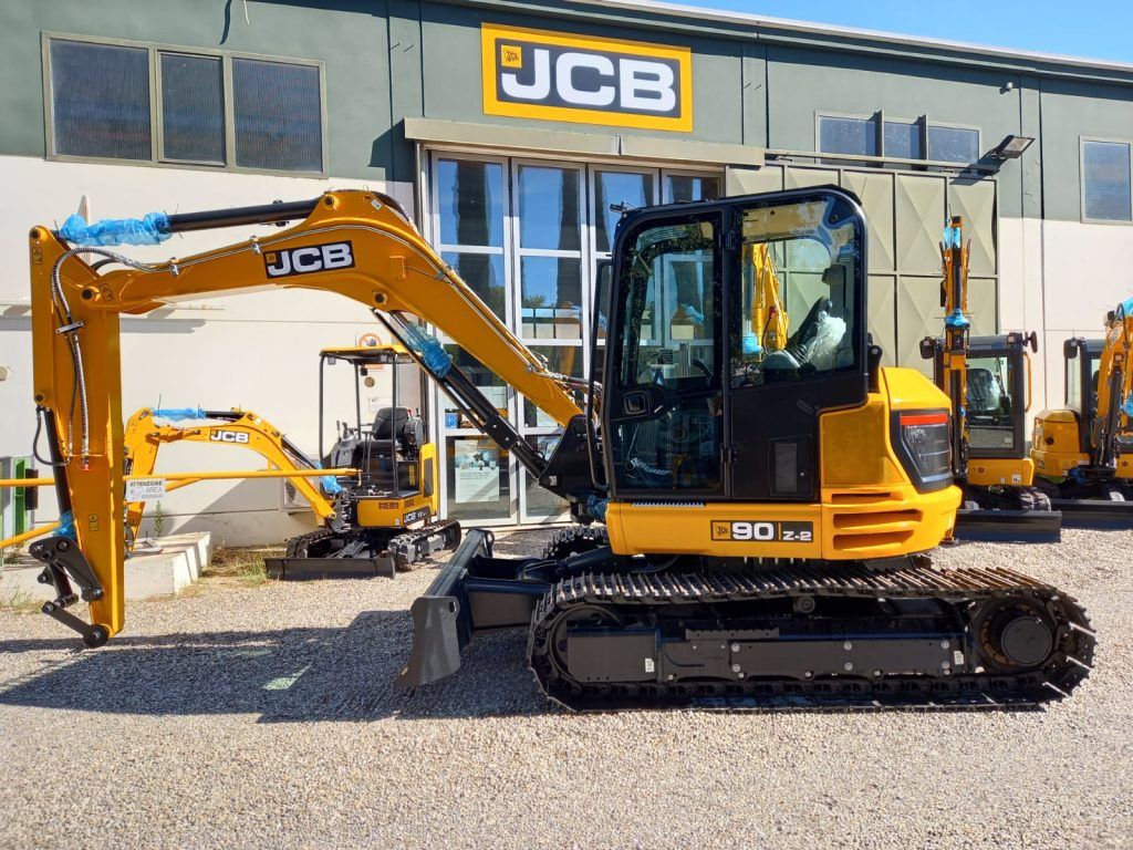 2023 JCB 90Z-2 mini excavator, side view 2023 JCB 90Z-2 mini excavator, side view
