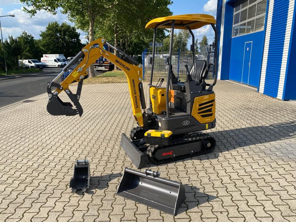 Berger Kraus BK1250JSR mini excavator, side view