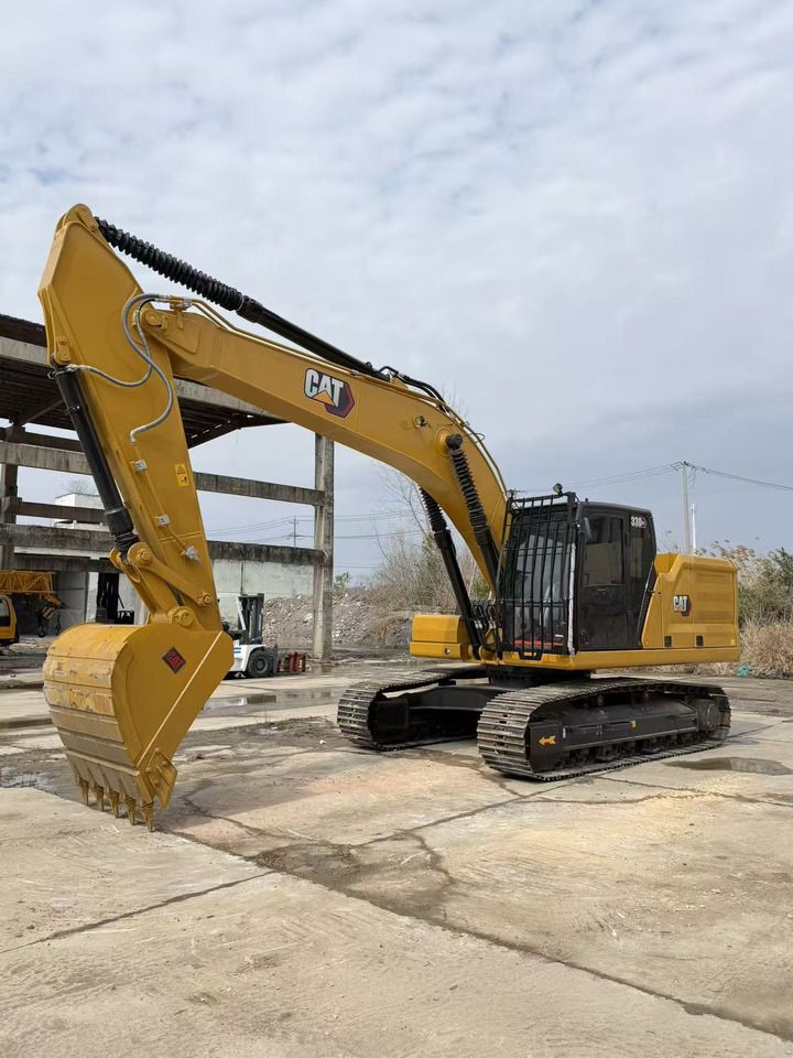 2023 Caterpillar 330GC crawler excavator, side profile view