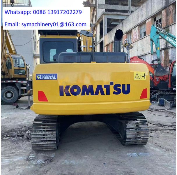 2022 Komatsu PC130 crawler excavator rear view 2022 Komatsu PC130 crawler excavator rear view