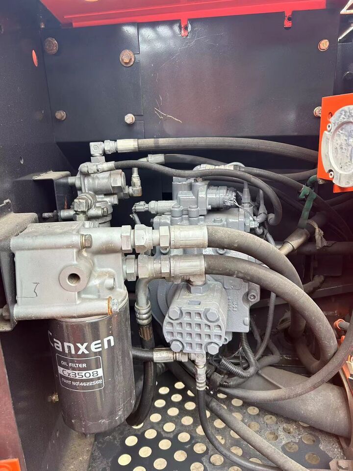 2024 Hitachi ZX120 crawler excavator engine compartment detail 2024 Hitachi ZX120 crawler excavator engine compartment detail