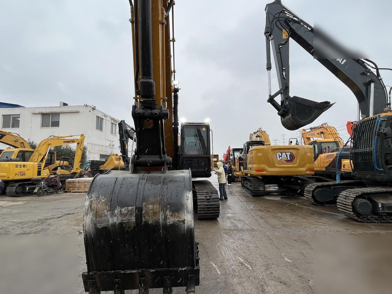 2025 Sany SY215C crawler excavator, front view
