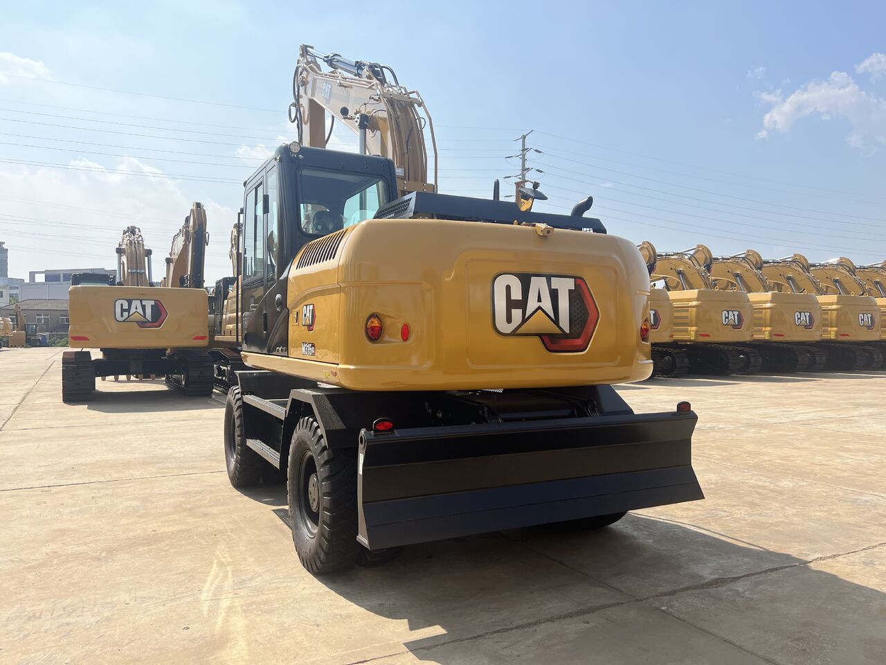 2026 Caterpillar M315GC wheel excavator rear view 2026 Caterpillar M315GC wheel excavator rear view
