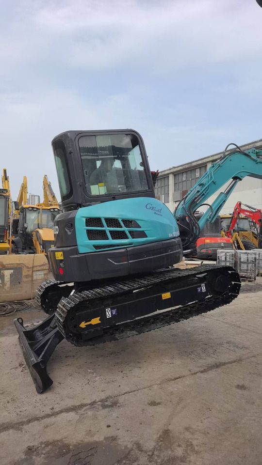 2022 Kobelco SK55SR mini excavator, side view