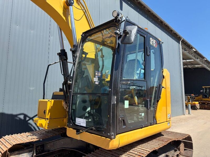 2022 Caterpillar 315-07B crawler excavator cab view