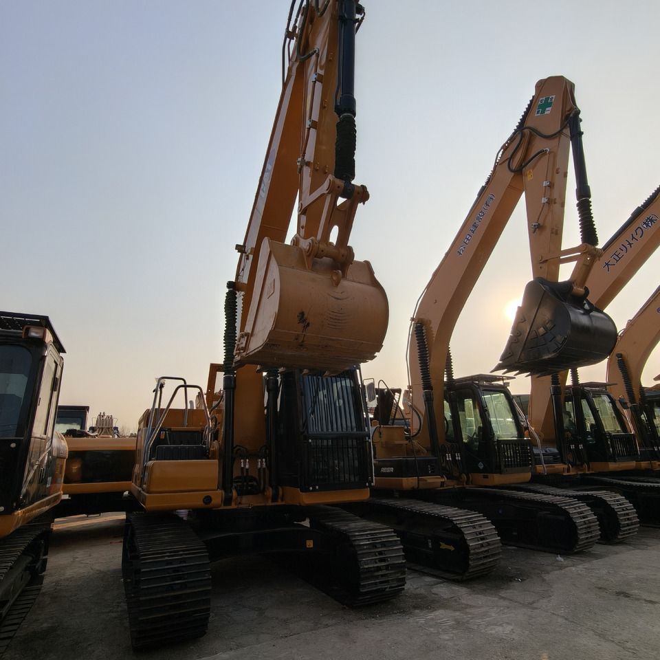2024 Caterpillar 320GC crawler excavator, front three-quarter view