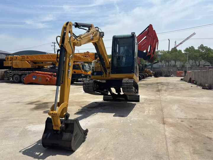 2024 Caterpillar 305.5E2 crawler excavator, front three-quarter view 2024 Caterpillar 305.5E2 crawler excavator, front three-quarter view