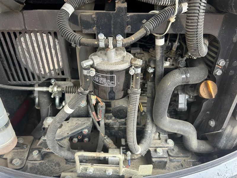 2022 Yanmar SV15VT mini excavator engine compartment detail