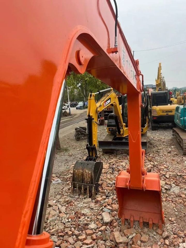 2024 Hitachi ZX70 mini excavator boom and bucket view