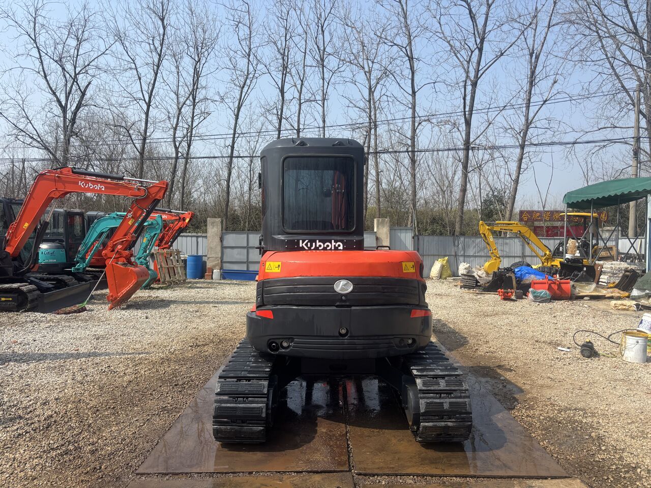 2024 Kubota U40 mini excavator, rear view 2024 Kubota U40 mini excavator, rear view